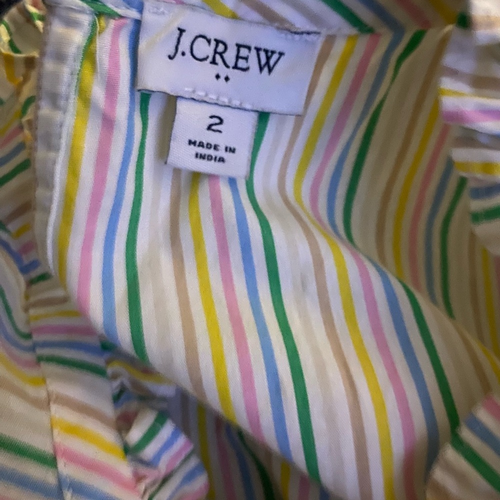 J. Crew Multicolor Striped Blouse - Picture 5 of 5
